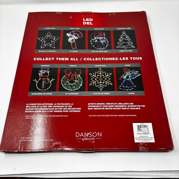 Danson Decor LED Silhouette Elf Head – Lighted Christmas Decoration – New in Box - Picture 7 of 7